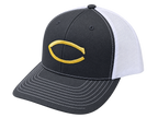Richardson 112 Charcoal Gray & White with gold CGG logo Snapback Hat