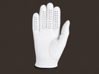 Women's golf glove white cabretta leather