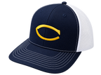 Richardson 112 Navy Blue & White with gold CGG logo Snapback Hat